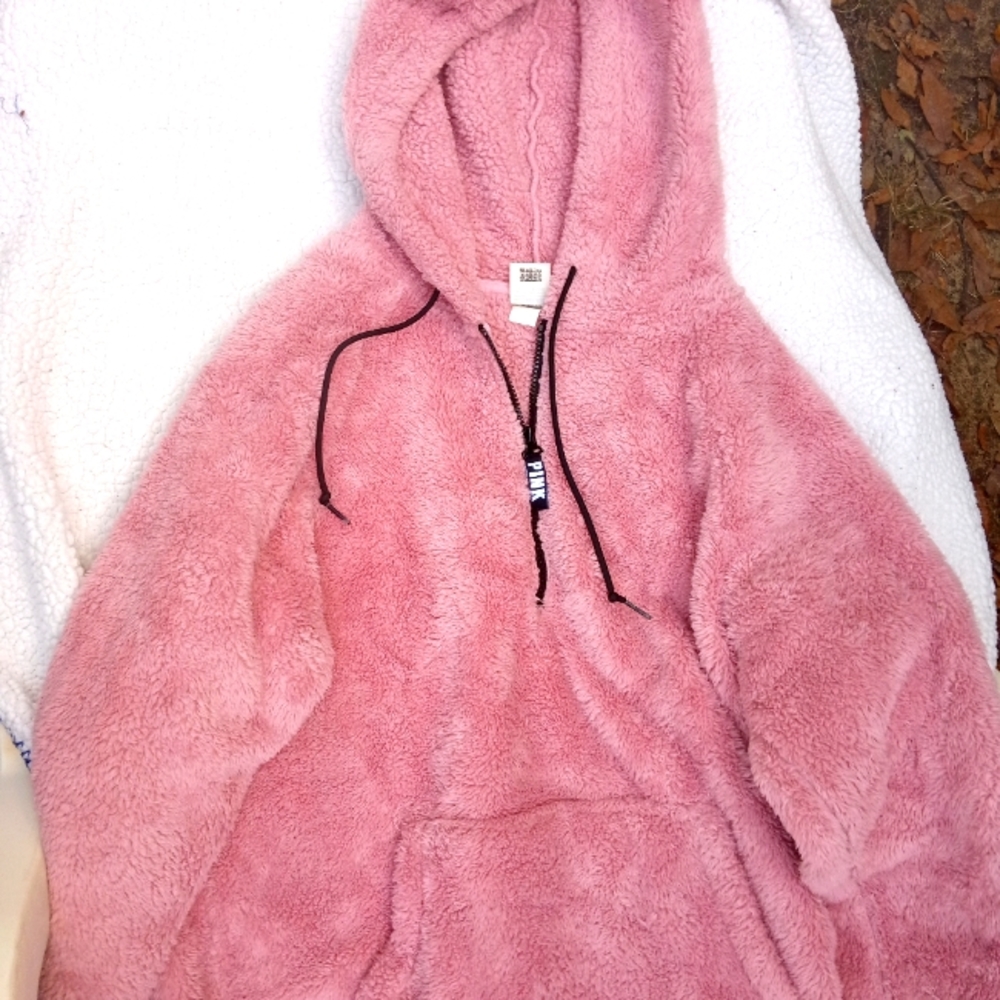 VS Pink Sherpa hoodie